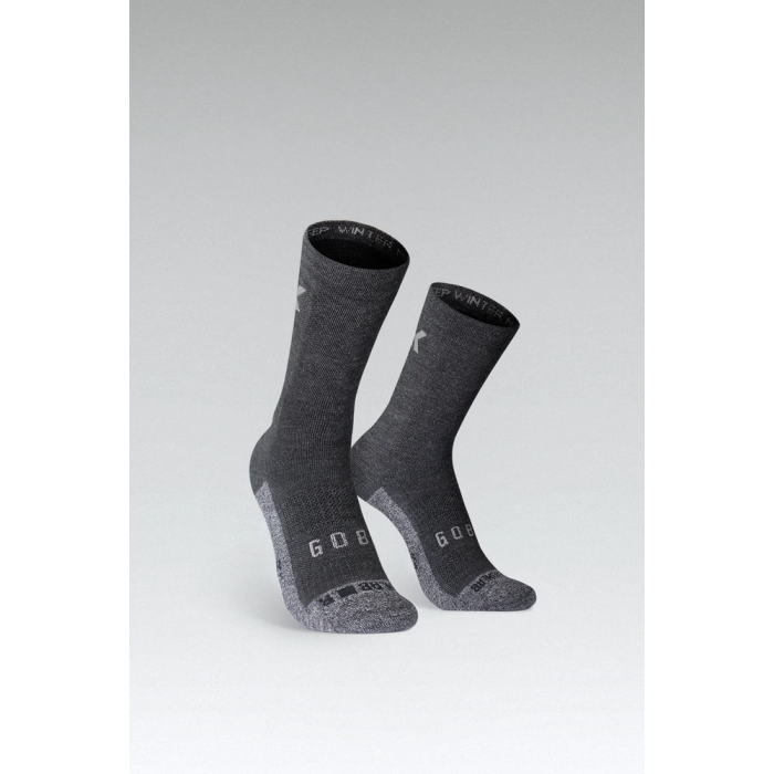 Gobik Deep Winter Merino sokid - iron