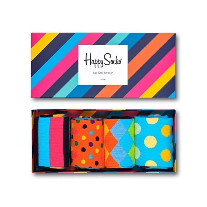 Happy Socks Classic kinkekarp – 4 paari