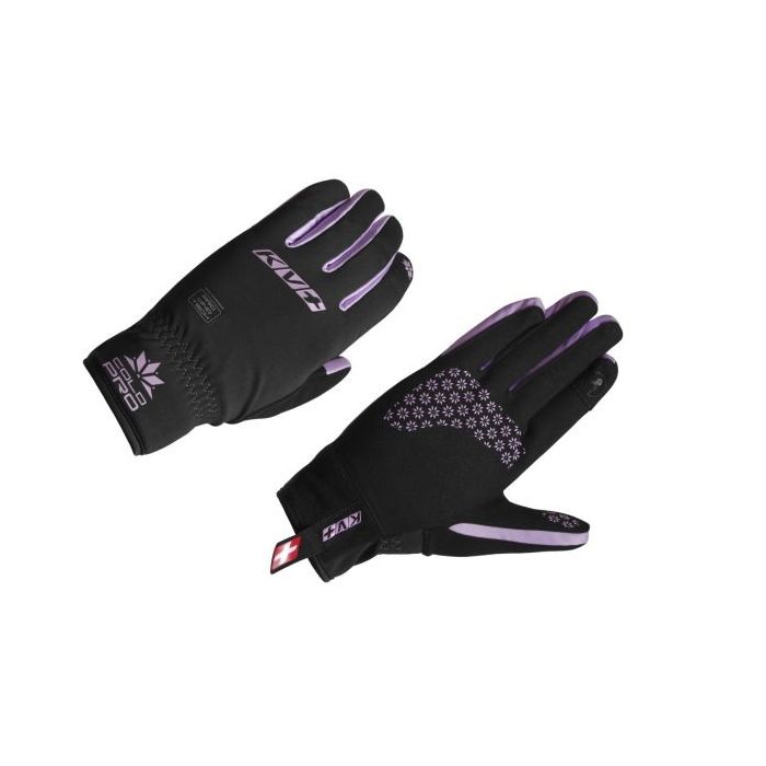 KV+ Cold Pro suusakindad - must/lilla