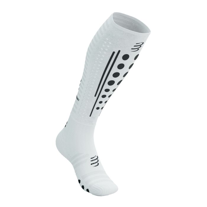 Kompressioonpõlvikud Compressport Full Socks Aero 2.0 valge/must