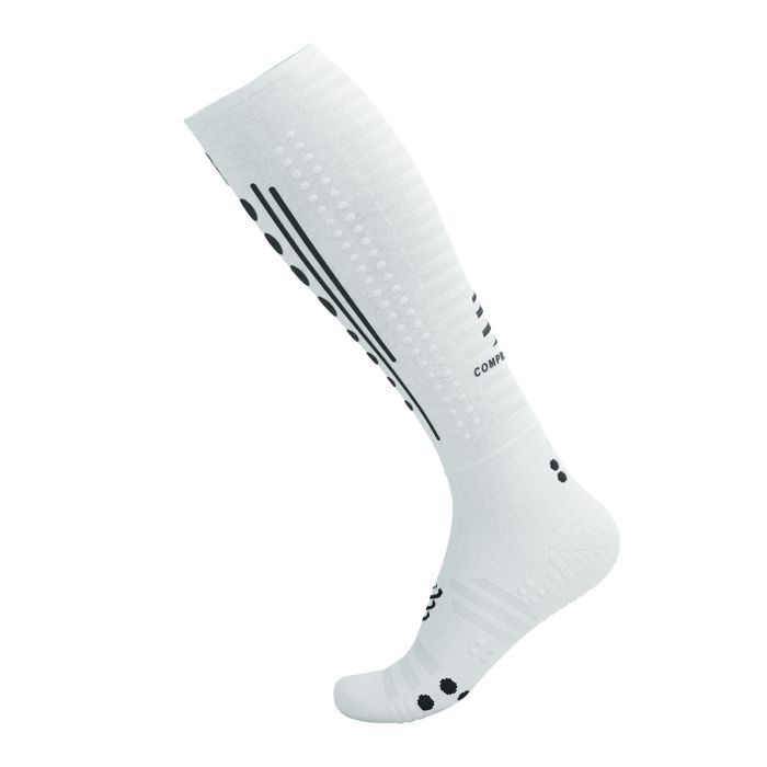 Kompressioonpõlvikud Compressport Full Socks Aero 2.0 valge/must