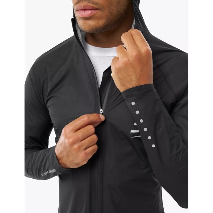 Meeste jooksujakk Compressport Hurricane Waterproof must