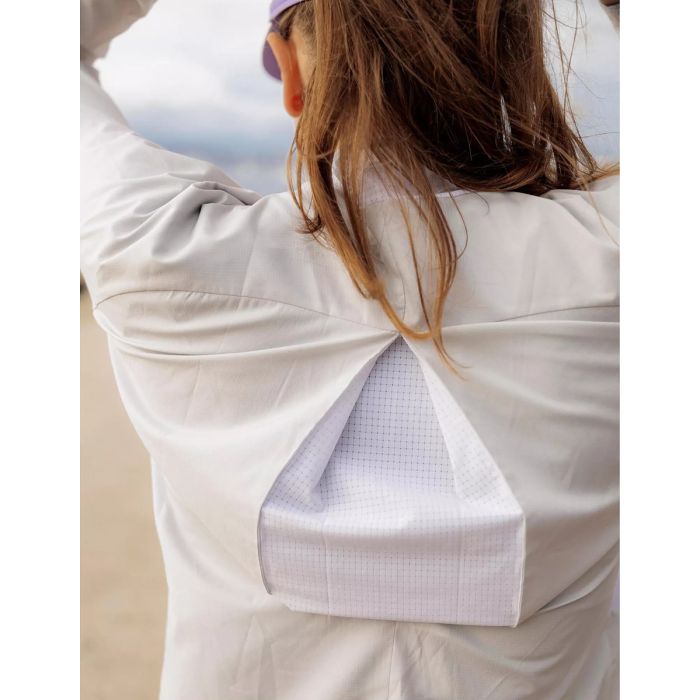 Naiste jooksujakk Compressport Aura Windproof – Gray Violet