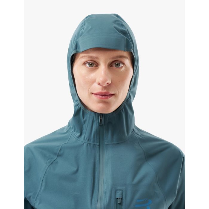 Naiste jooksujakk Compressport Tempest Waterproof – Stargazer