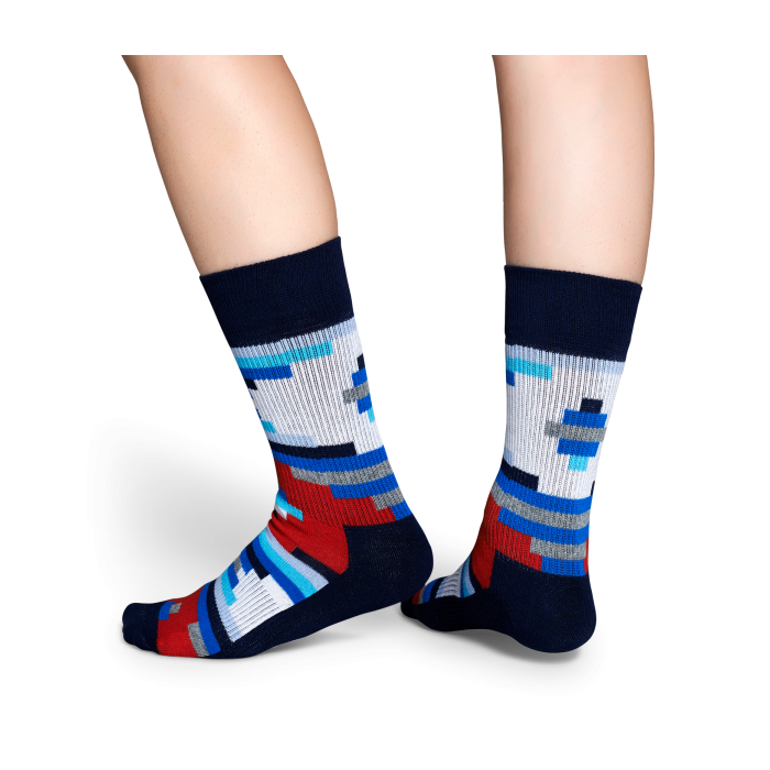 Happy socks ATHLETIC STRIPE OFF SOCK