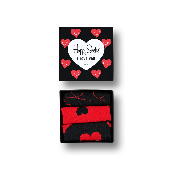 Happy Socks I Love You kinkekarp – 3 paari