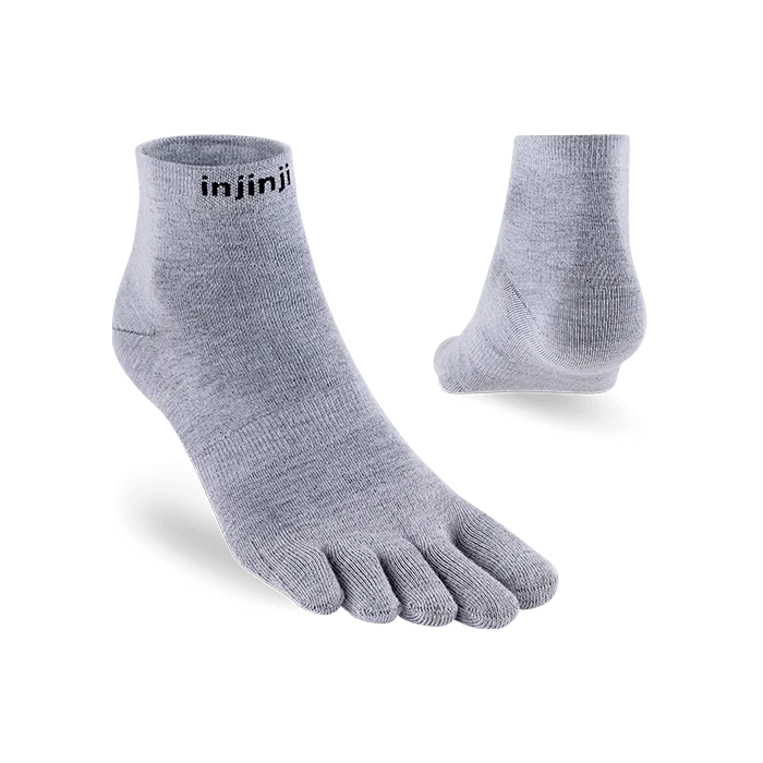 Injinji Liner Coolmax õhukesed keskmise kõrgusega varvassokid