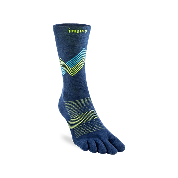 Injinji RUN õhukesed kõrged varvassokid coolmax GLOW