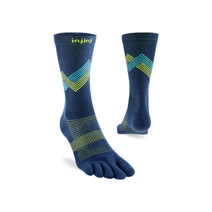 Injinji RUN õhukesed kõrged varvassokid coolmax GLOW