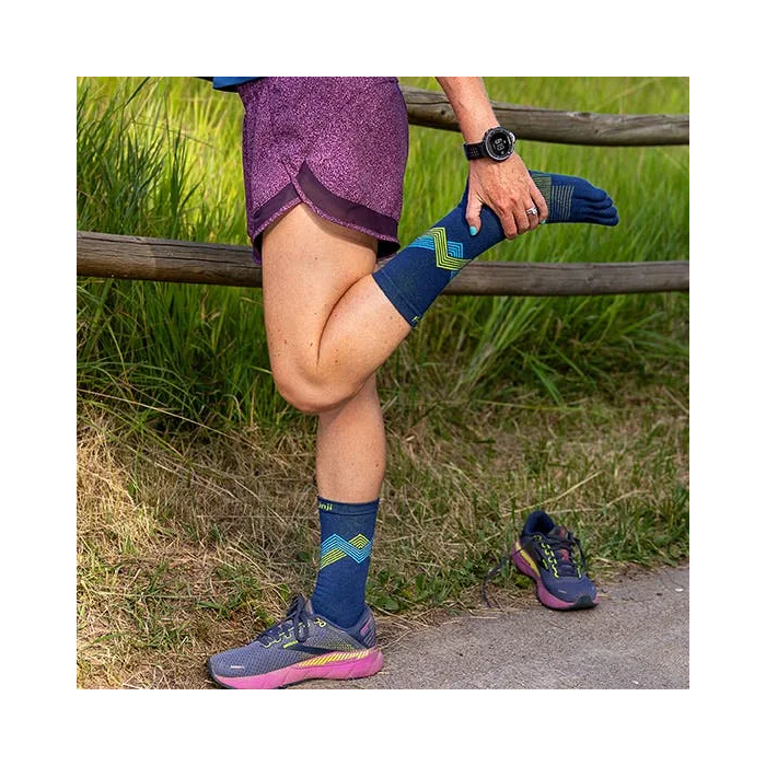 Injinji RUN õhukesed kõrged varvassokid coolmax GLOW