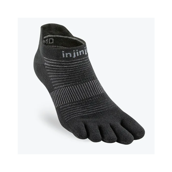 Injinji RUN keskmise paksusega madalad varvassokid mustad  2023