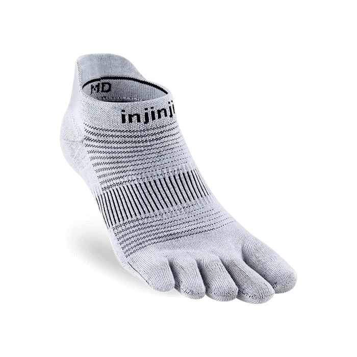 Injinji RUN keskmise paksusega madalad varvassokid, hallid