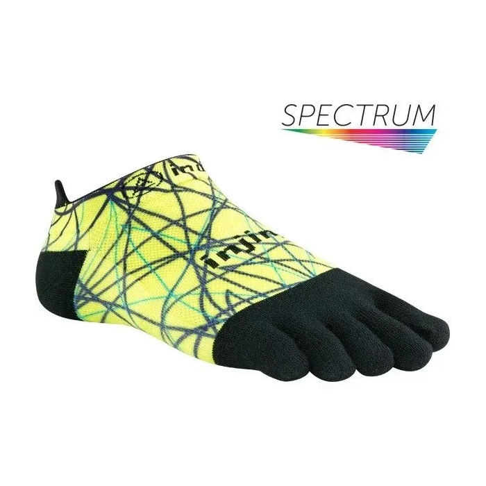 Injinji RUN õhukesed madalad varvassokid Spectrum LIME