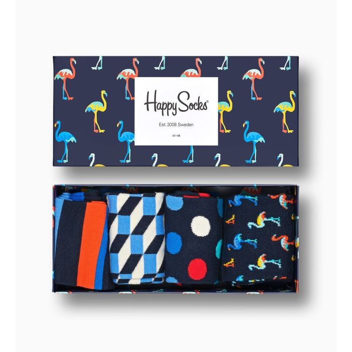 Happy Socks Navy kinkekarp – 4 paari