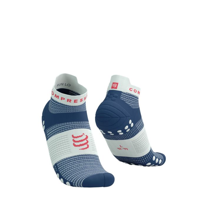 Compressport V4.0 RUN Low madalad jooksusokid - Blues/Sugar - T2 (39-41)