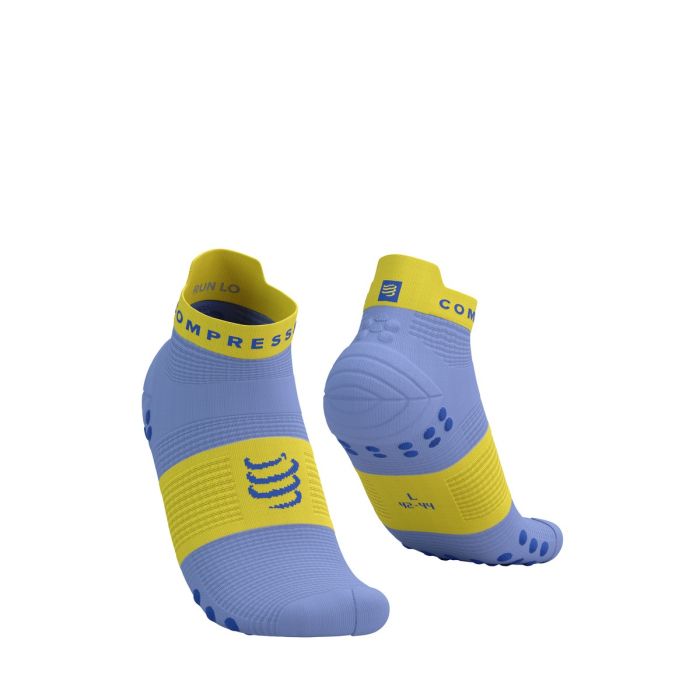 Compressport V4.0 RUN Low madalad jooksusokid - Jacaranda/Maize - T1 (35-38)
