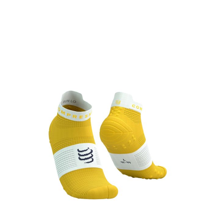 Compressport V4.0 RUN Low madalad jooksusokid - Lemon/White - T1 (35-38)