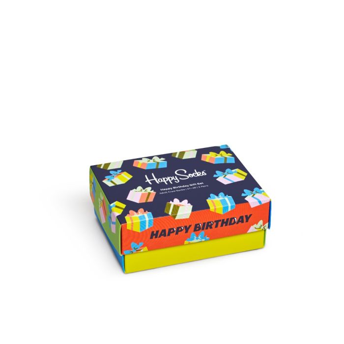 Happy Socks Happy Birthday kinkekarp – 2 paari
