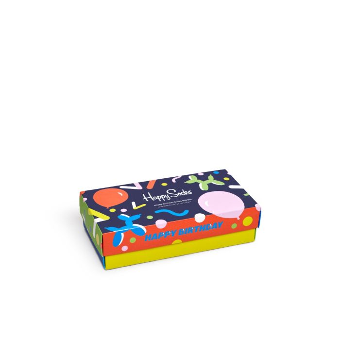 Happy Socks Happy Birthday kinkekarp – 3 paari