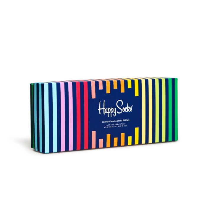 Happy Socks Colorful Classics kinkekomplekt – 4 paari