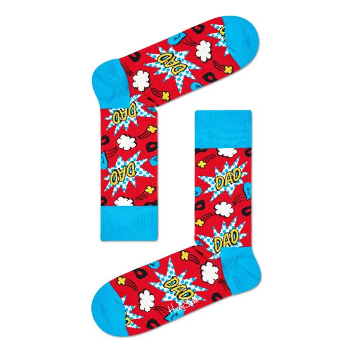 Happy Socks Super Dad kinkekarp – 3 paari