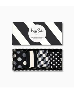 Happy Socks Classic Black And White kinkekarp – 4 paari