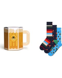 Happy Socks Wurst And Beer kinkekarp – 3 paari