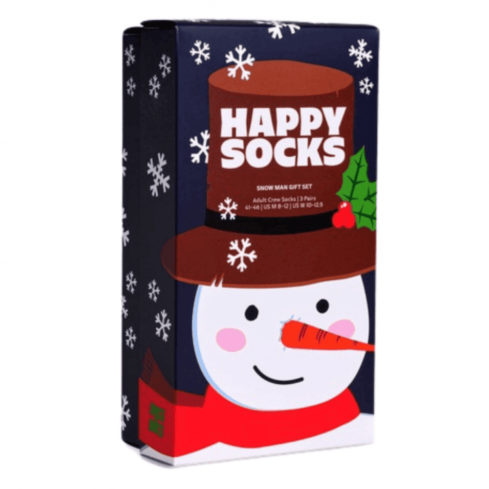Happy Socks Holiday Navy Gift Set 3-Pack