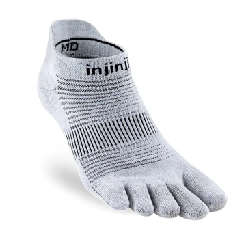 Injinji RUN õhukesed madalad varvassokid hallid  2023